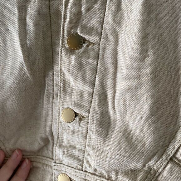 NWT L’Agence Celine sim femme linen jacket S - Picture 9 of 16